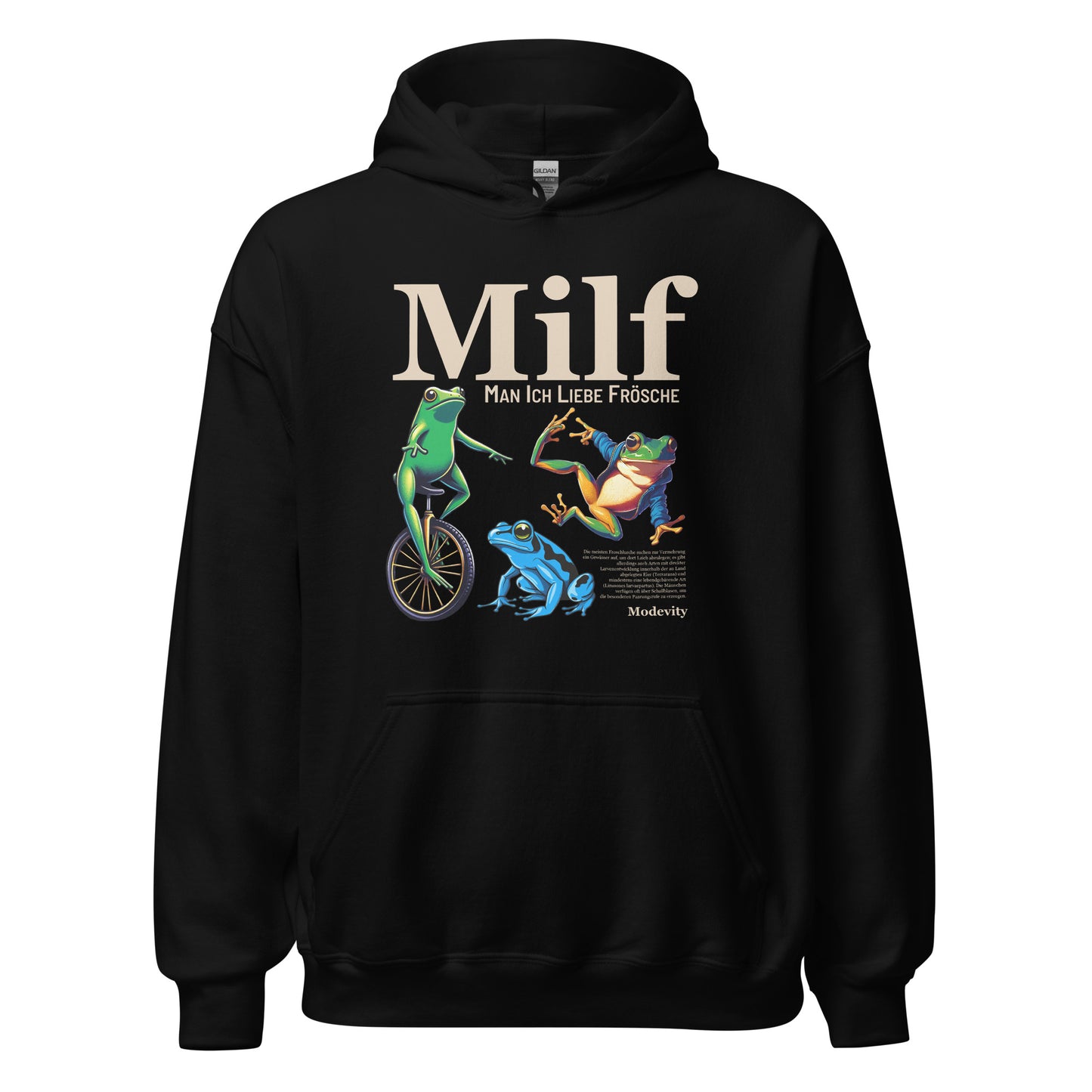 Man Ich Liebe Frösche Hoodie