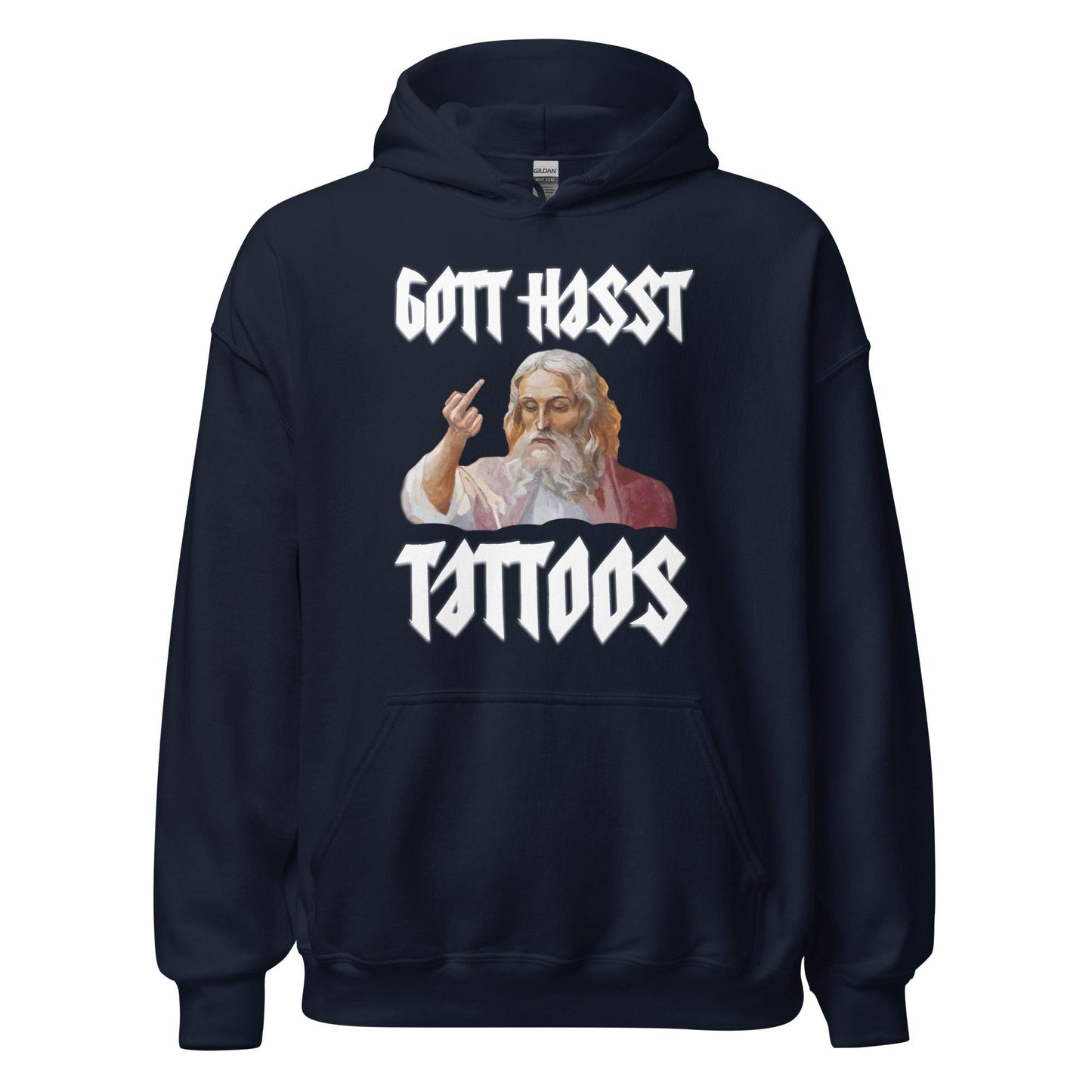 Gott Hasst Tattoos Hoodie - Modevity