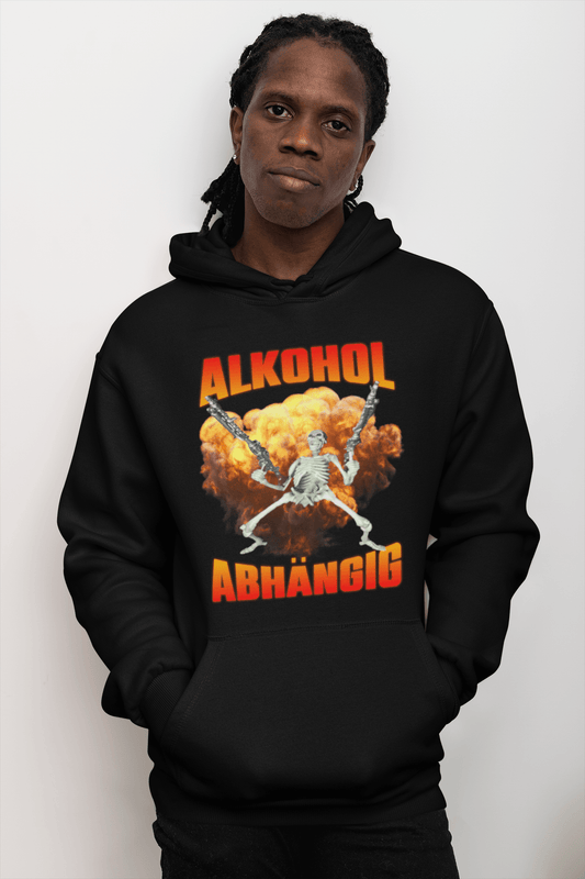 Alkohol Abhängig Hoodie - Modevity