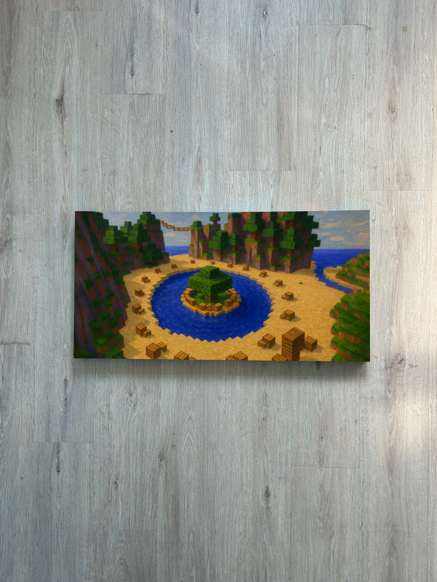 Minecraft Hunger Games Leinwand