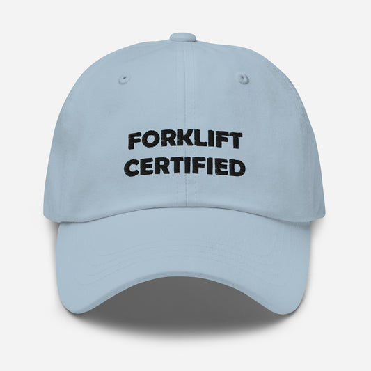 Forklift Certified Cap