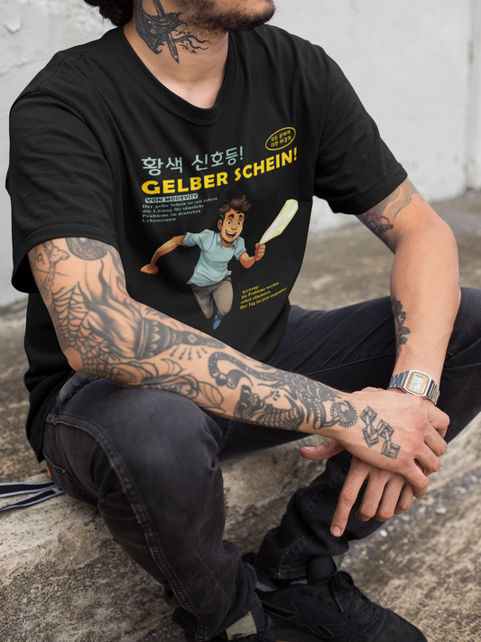 Gelber Schein T-Shirt