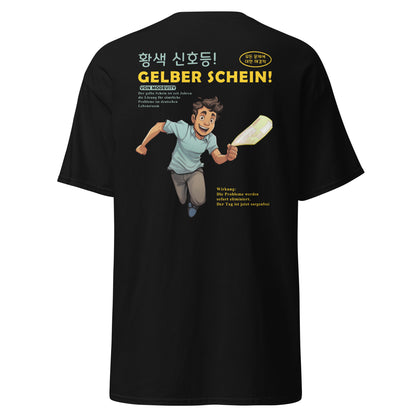 Gelber Schein Backprint