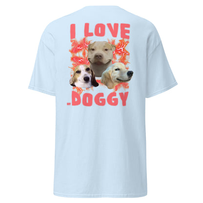 I Love My Doggy Backprint