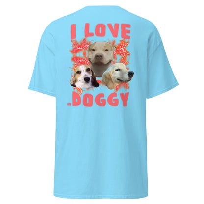 I Love My Doggy Backprint