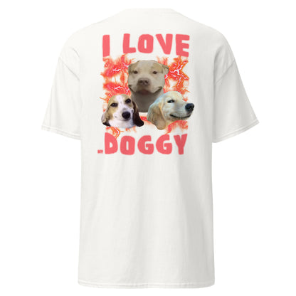 I Love My Doggy Backprint