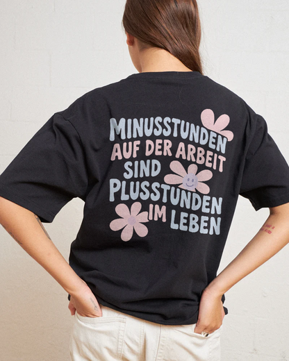 Minusstunden hell Backprint