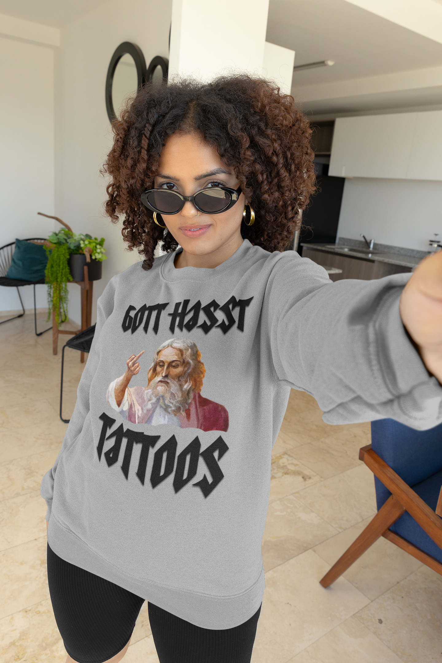 Gott Hasst Tattoos Sweatshirt