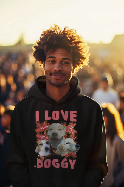 I Love My Doggy Hoodie