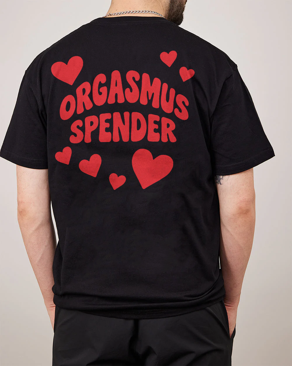 Orgasmus Spender Backprint