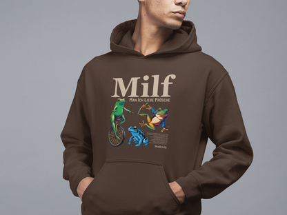 Man Ich Liebe Frösche Hoodie