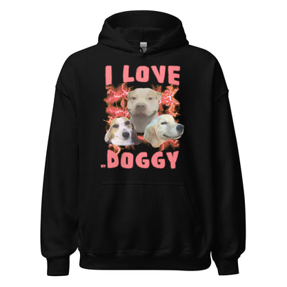 I Love My Doggy Hoodie