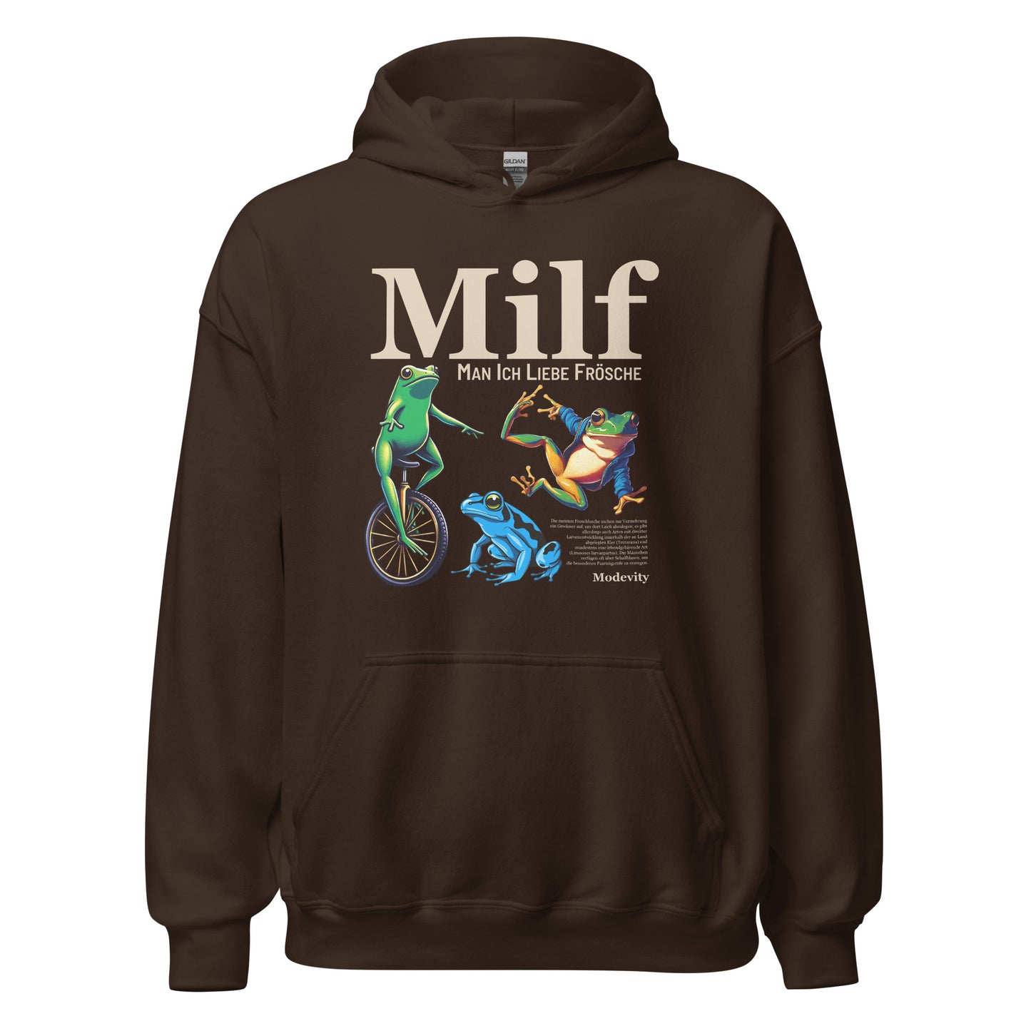 Man Ich Liebe Frösche Hoodie