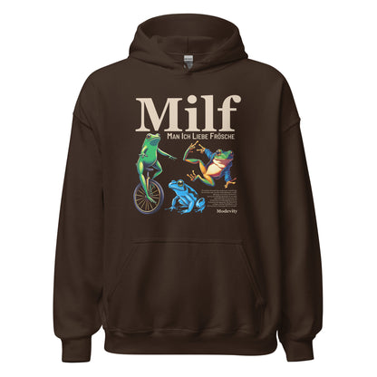 Man Ich Liebe Frösche Hoodie