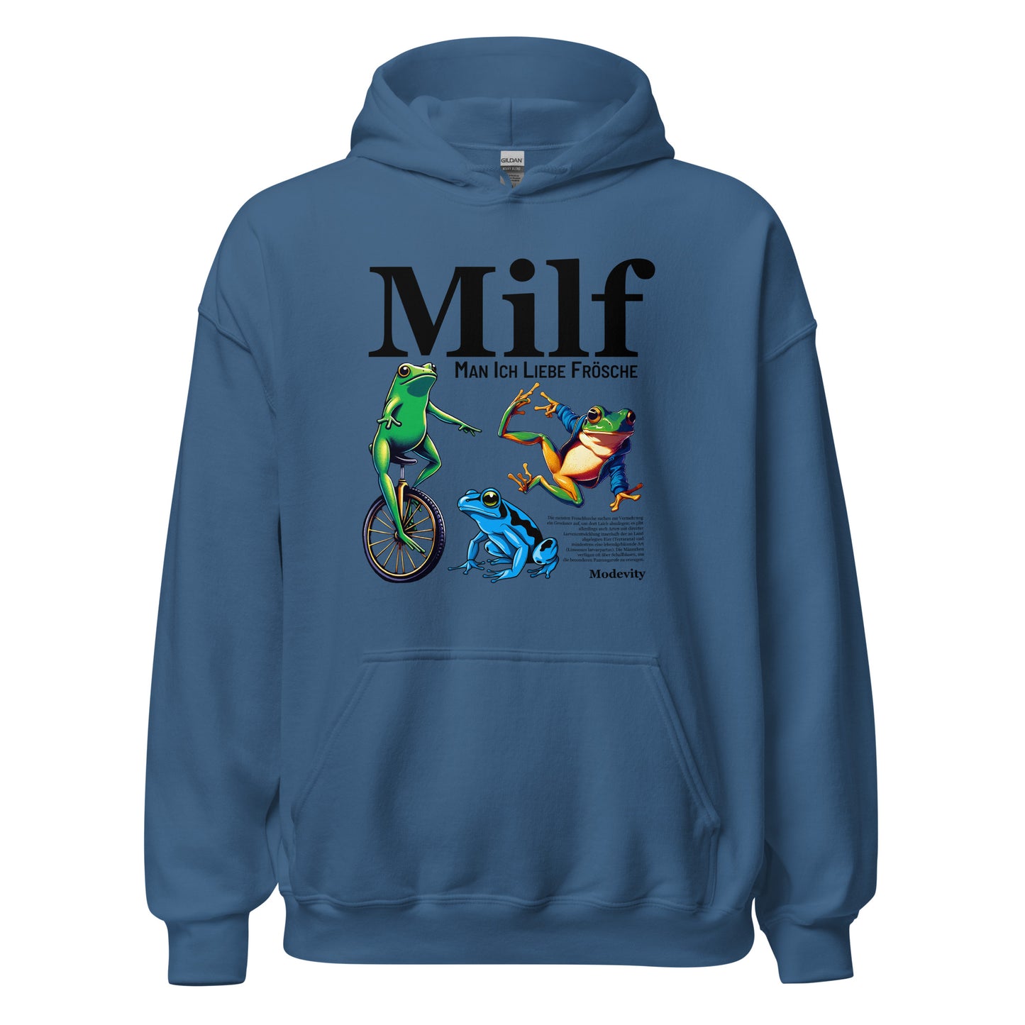 Man Ich Liebe Frösche Hoodie