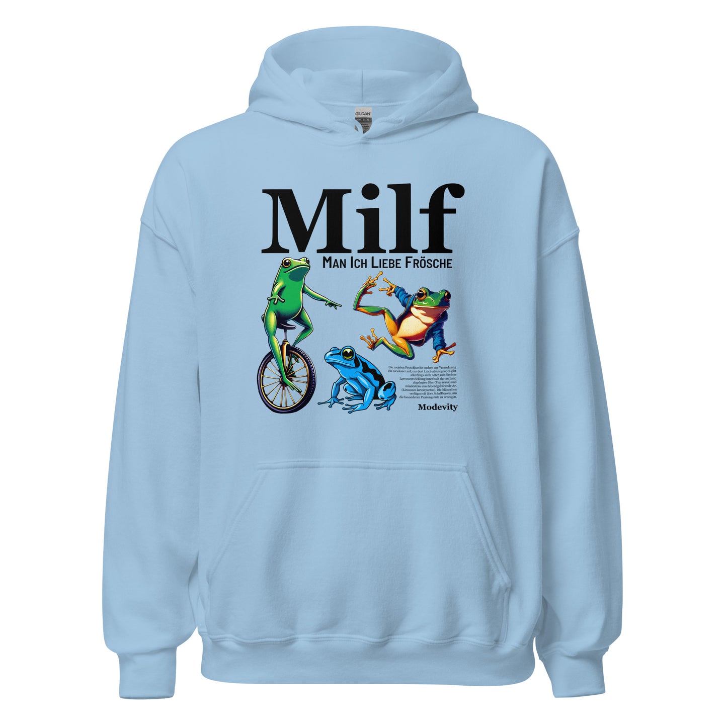Man Ich Liebe Frösche Hoodie