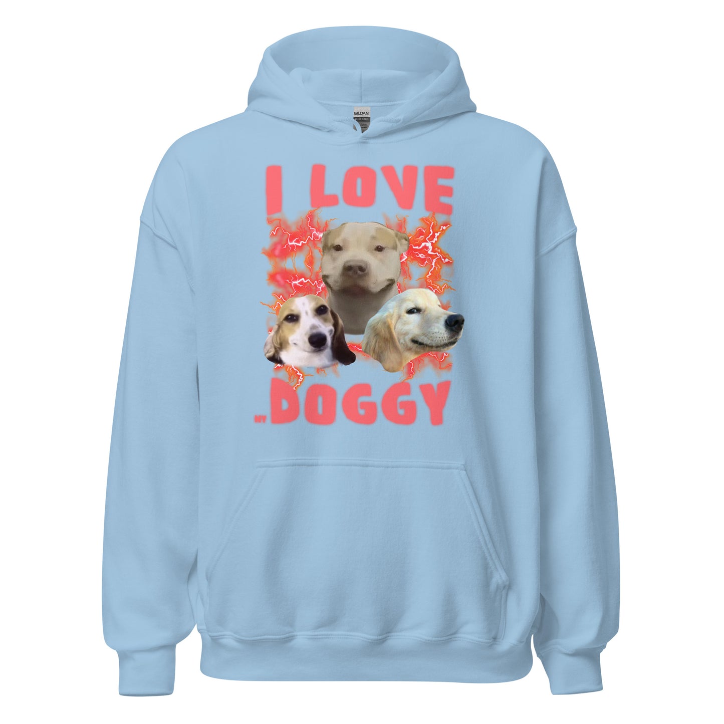 I Love My Doggy Hoodie