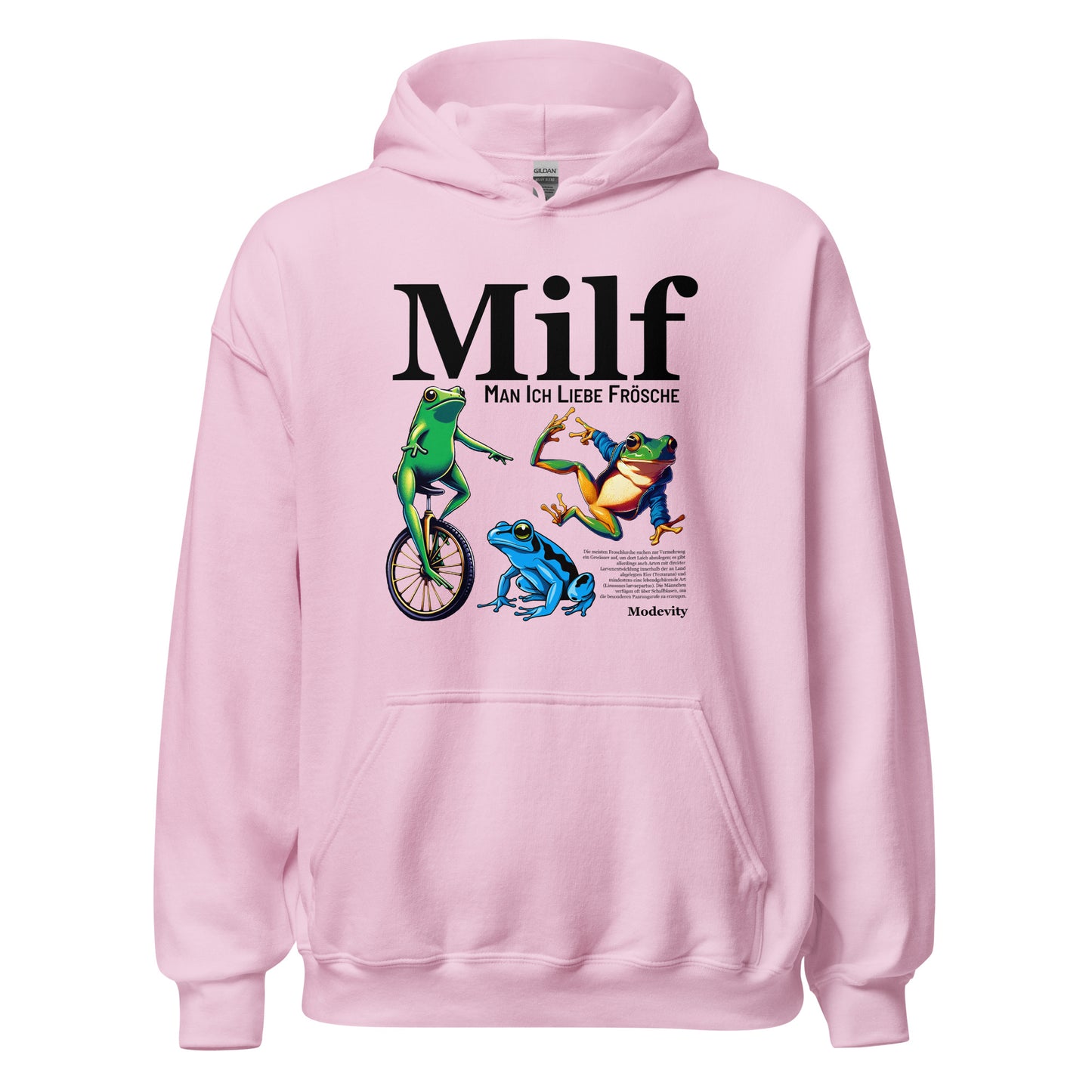 Man Ich Liebe Frösche Hoodie