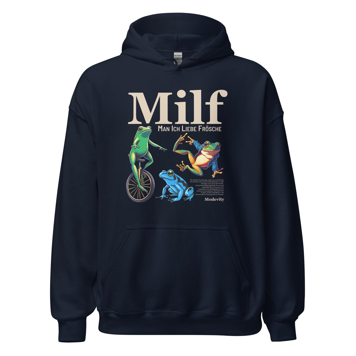 Man Ich Liebe Frösche Hoodie