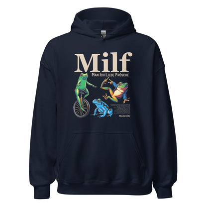 Man Ich Liebe Frösche Hoodie