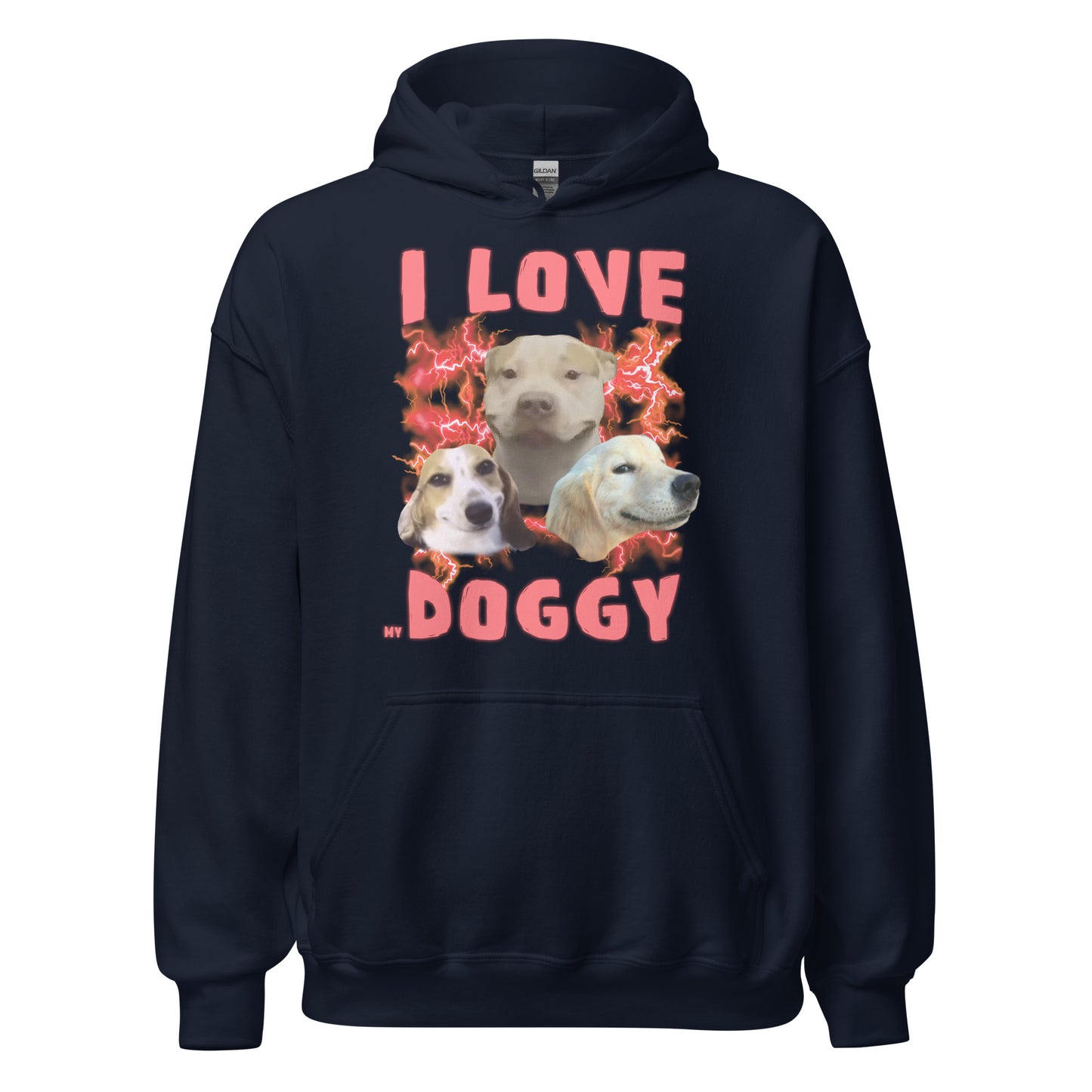 I Love My Doggy Hoodie