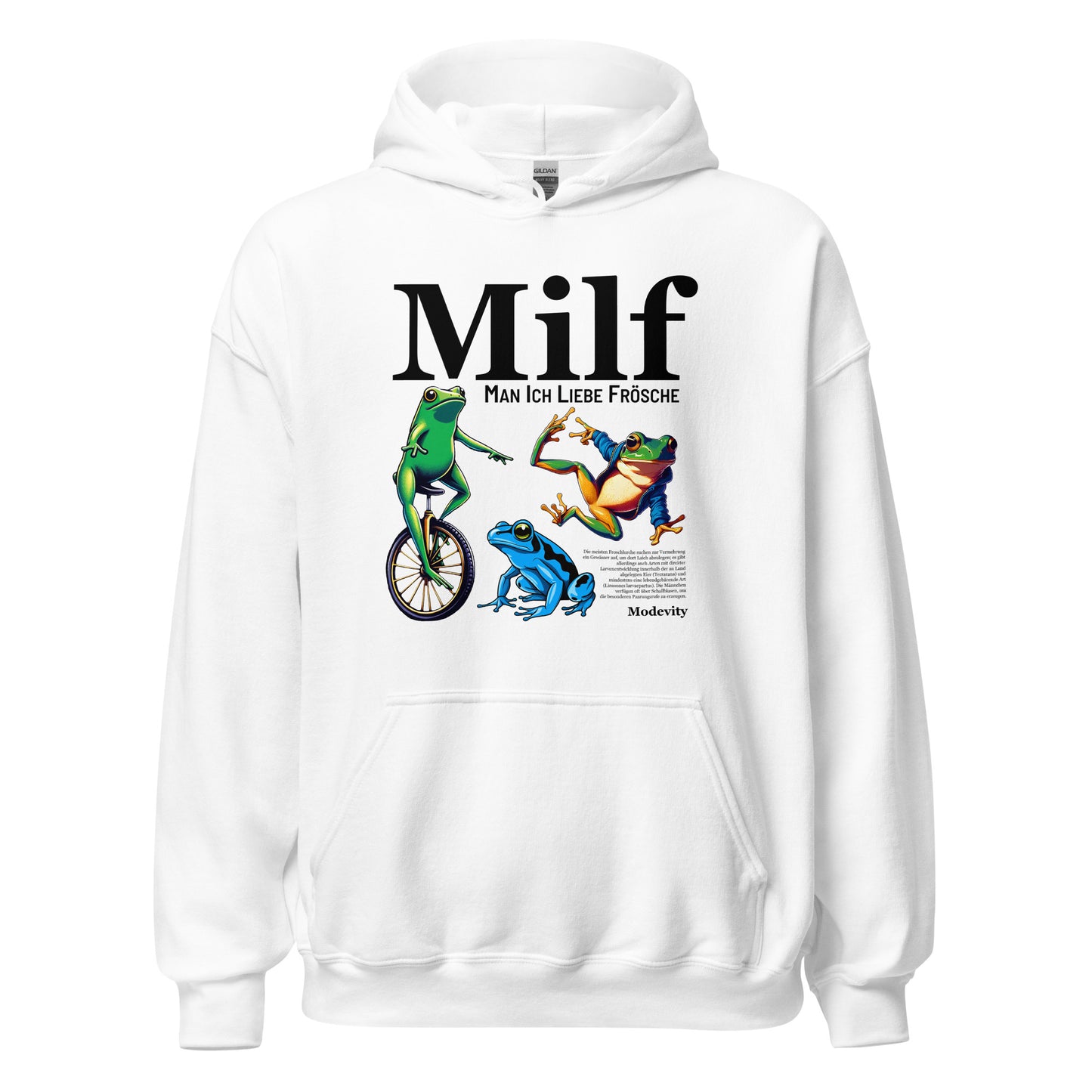 Man Ich Liebe Frösche Hoodie