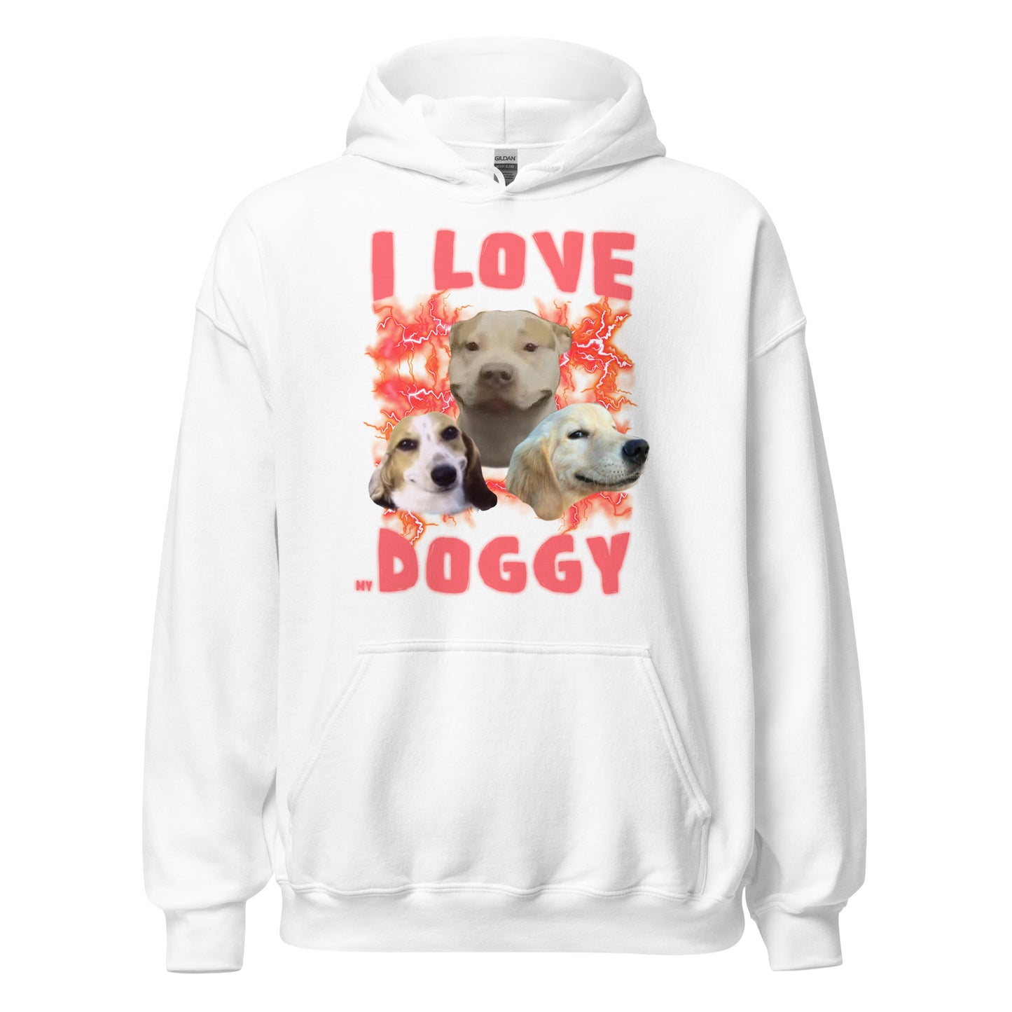 I Love My Doggy Hoodie