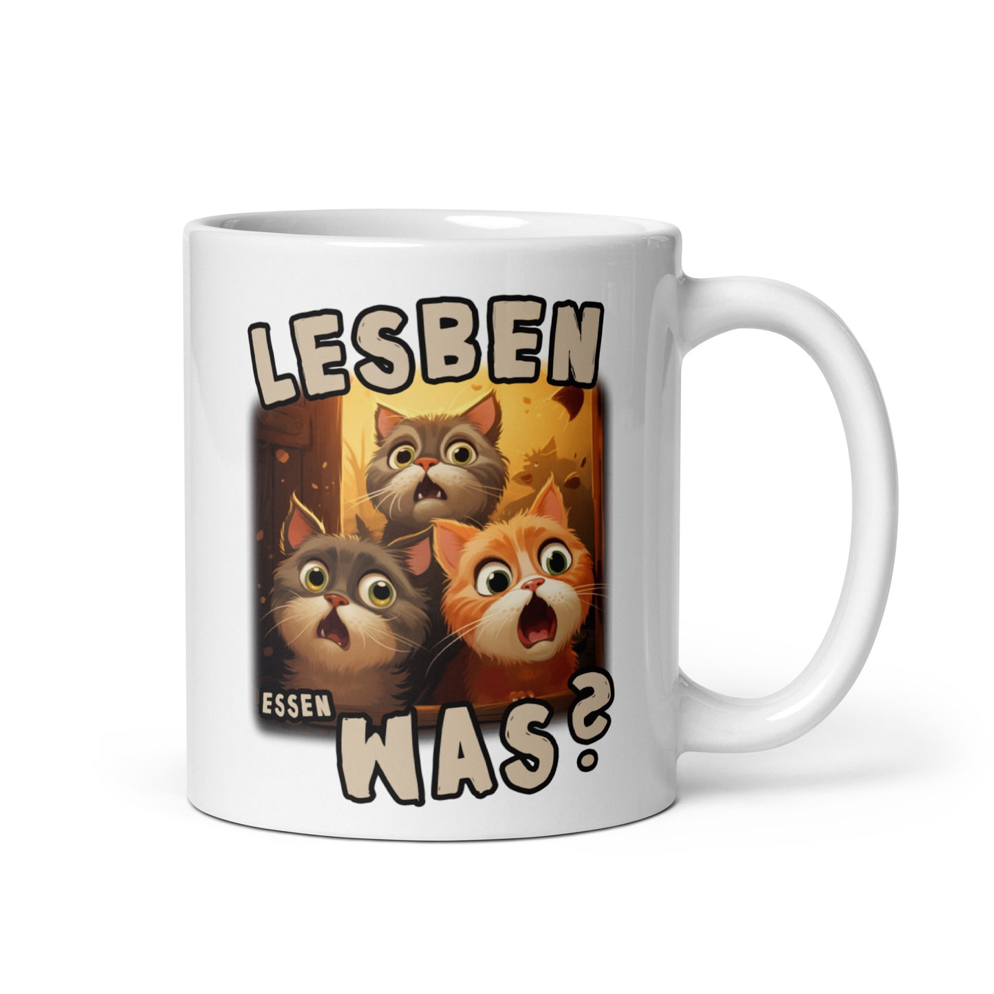 Lesben essen Was? Tasse